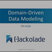 Tutorial Getting Started Part 4 Domain Driven Data Modeling
