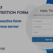 Ionic 7 Part 1 Angular Reactive Form With Validations Data Submission To Express Server MYSQL