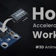 How Accelerometer ADXL335 Works 3D Animated