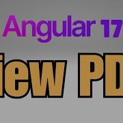 Как просмотреть PDF файл в Angular 17