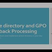 Active Directory GPO S Loopback Processing PSCUTUBE