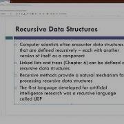 Recursion Recursive Data Structures