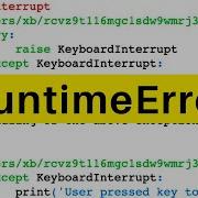 RuntimeError Python Tutorial