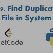 609 Find Duplicate File In System Python LeetCode
