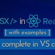 JSX HTML Writing Problem In React Js Project Emmet For JSX In VS Code JSX Auto Complete