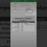 Excel Tip Dynamic Progress Bars