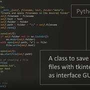 Tkinter Tutorial Advanced A Class To Save Txt Files With Tkinter