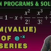 Sum Of Exponential Series E X Python Program 1 X X 2 2 X 3 3 X 4 4 Python Series