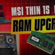 How To Upgrade RAM On MSI Thin 15 B12UCX Faster Multitasking Better Performance