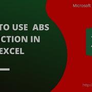 How To Use ABS Function In Excel