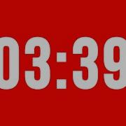 3 Minute 39 Second Timer With Alarm Without Music