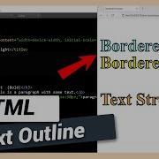 Add Text Outline Or Stroke HTML And CSS Tutorial