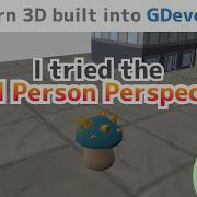 I Tried The Third Person Perspective Learn 3D Built Into GDevelop