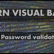 Learn Visual Basic Password Validating And Formatting