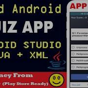 Quiz App Android Studio Android Quiz App Tutorial App Demo