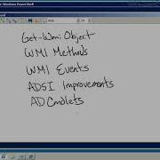 WMI Method Events And AD Commandlet