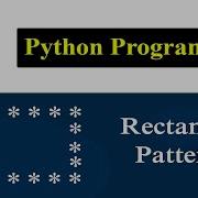 Hollow Rectangle Star Pattern Printing Stars In Rectangle Shape Python Pattern Program