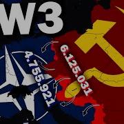 World War III Every Day With Army Sizes