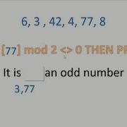 Select Odd Numbers From Given Numbers GWBASIC Tutorial 31
