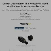 Convex Optimization In A Nonconvex World Applications For Aerospace Systems