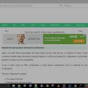 Explain The Spring Batch Framework Architecture Javapedia Net