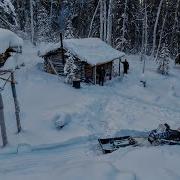 Alaska Cabin Trapping Trail Breaking