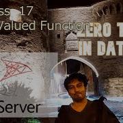 SQL Class 17 Table Valued Function Zero To Pro In Database Microsoft SQL Server In English