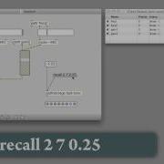 Учебные пособия по Cycling74 Max MSP Jitter шаблон 3 Предустановленное изменение