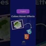3D Colorful Cube Hover Effect Using CSS Animation Pure HTML CSS Project Shorts Htmlcss