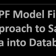 WPF Model First Approach To Save Data Into Database
