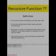 What Is Recursive Function Theanviofficial Shortvideo Class Education Computer
