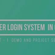 Part 1 User Login System In CodeIgniter 4 Demo And Project Setup
