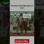 When Everytime Developer Gets Error Codingmemes Coding Youtubeshorts Programmer Programmingmemes