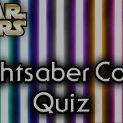 Find Out YOUR Lightsaber COLOR UPDATED Star Wars Quiz