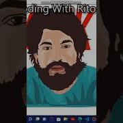 Rocking Star Yash Drawing In Python Turtle Graphics