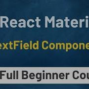 Material UI In React JS Tutorial 5 TextField Component Material UI V5