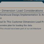 Implementing A Data Warehouse With SQL Server 61 Customer Dimension Load Considerations YouTube