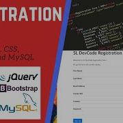 PHP Tutorials Project 02 Create A Registration Form Using PHP HTML CSS Bootstrap And MySQL