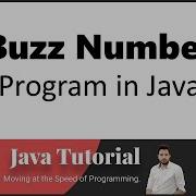 Buzz Number Program In Java