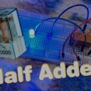 Relay Half Adder