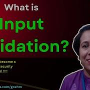 Day 360 What Is Input Validation