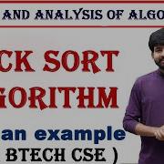 Quick Sort Algorithm With An Example Quick Sort Algorithm Design And Analysis Of Algorithm DAA