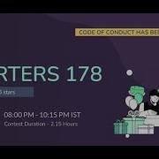 STARTERS 178 Codechef Contest LIVE Codechef Coding Programming Contest