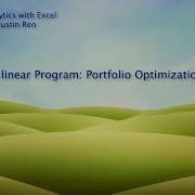 Excel Optimization Trick Use Non Linear Solver To Pick The Best Investments