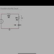 Transfer Function Of An RC Circuit