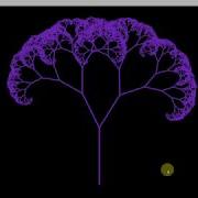 Fractal Animation Binary Tree Java