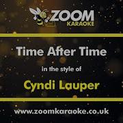 Cyndi Lauper Time After Time Karaoke Version With Lyrics On Screen