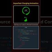 Superfast Charging Animation Using HTML CSS Shorts