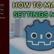 How To Make A Settings Menu In Godot 4 Godot 4 Tutorial