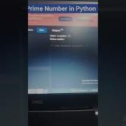 Prime Number Primenumber Coding Programming Pythontutorial Shorts